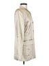 Carlisle Metallic Ivory Trenchcoat Size 4 - photo 4