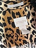 Chico's 100% Cotton Animal Print Tan 3/4 Sleeve Blouse Size Sm (0) - photo 8
