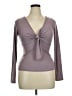 Wild Love Gray Long Sleeve Top Size XL - photo 1