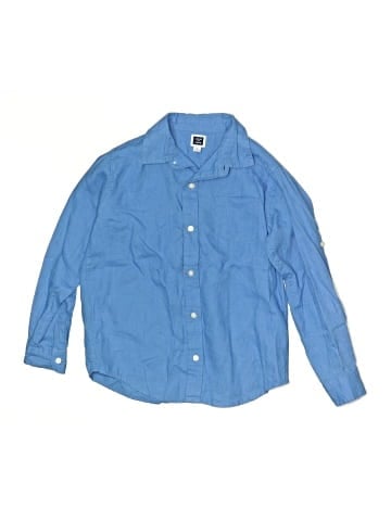 Janie and Jack Long Sleeve Button-Down Shirt (view 1)
