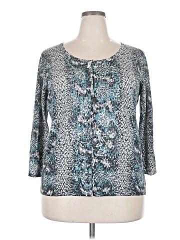 August Silk 3/4 Sleeve T-Shirt (view 1)