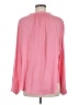 Gap 100% Polyester Pink Long Sleeve Blouse Size M - photo 2