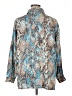 Assorted Brands 100% Rayon Paisley Blue Long Sleeve Blouse Size XL - photo 2