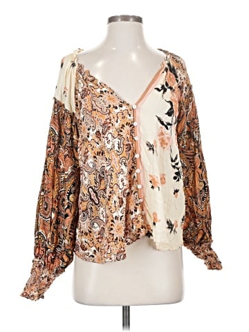 Free People 3/4 Sleeve Blouse (view 1)