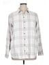 Jachs Girlfriend Plaid Gray Long Sleeve Button-Down Shirt Size L - photo 1