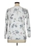 Retango Floral Silver Pullover Sweater Size L - photo 2