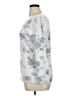 Retango Floral Silver Pullover Sweater Size L - photo 5