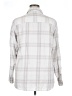 Jachs Girlfriend Plaid Gray Long Sleeve Button-Down Shirt Size L - photo 2