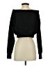 Forever 21 Black Long Sleeve Blouse Size S - photo 2