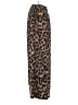 Shein Animal Print Brown Casual Pants Size XS - photo 4