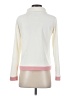 Dudley Stephens 100% Polyester Color Block White Ivory Turtleneck Sweater Size XS - photo 2
