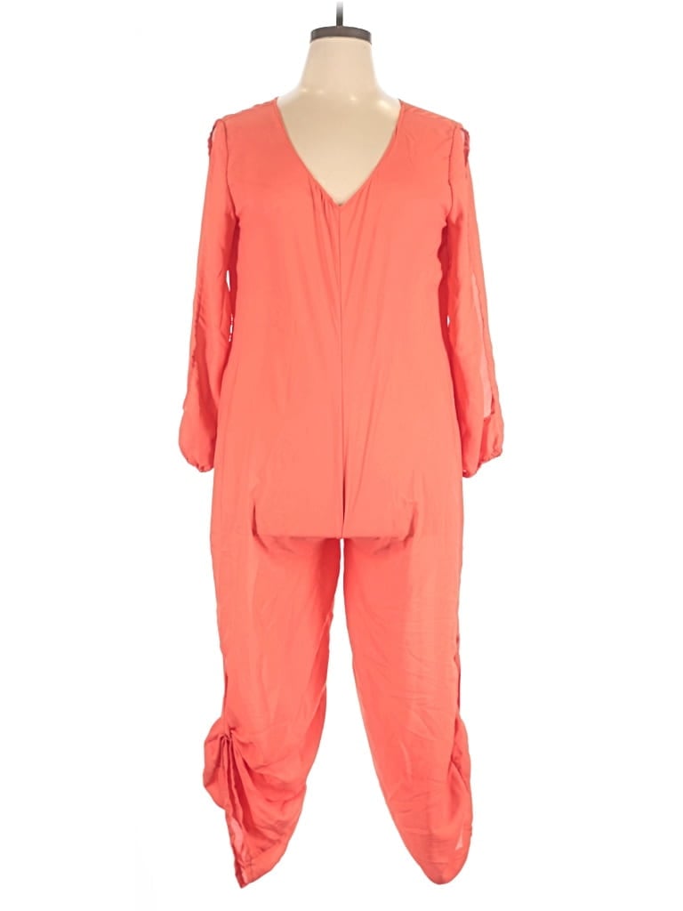Pre-owned Unbranded Jumpsuit In Orange