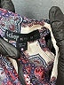 Bebop 100% Polyester Paisley Blue Romper Size M - photo 4