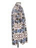 Sandro 100% Cotton Print Blue Short Sleeve Button-Down Shirt Size Sm (1) - photo 4