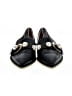 Louise Et Cie 100% Leather Black Flats Size 7 - photo 2