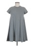 Rolla Coster Solid Gray Casual Dress Size M - photo 1
