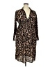 Assorted Brands Animal Print Brown Casual Dress Size 2X - photo 1