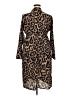 Assorted Brands Animal Print Brown Casual Dress Size 2X - photo 2