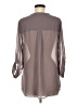 Maurices 100% Polyester Gray 3/4 Sleeve Blouse Size M - photo 2