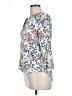 Daniel Rainn Floral Ivory 3/4 Sleeve Blouse Size L - photo 5