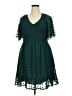 BTFBM 100% Polyester Teal Cocktail Dress Size XXL - photo 1