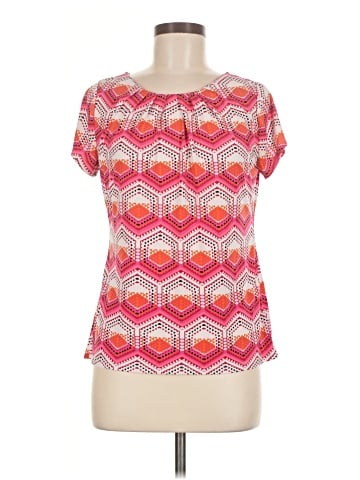 Worthington Short Sleeve Blouse (view 1)