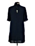 Zara 100% Polyester Blue Casual Dress Size XS - photo 2