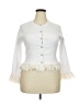 Unbranded 100% Polyester White Cardigan Size XXL - photo 1