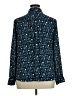 Lark & Ro 100% Polyester Floral Blue Long Sleeve Blouse Size 14 - photo 2