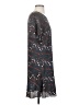 CAbi 100% Polyester Print Gray Casual Dress Size XS - photo 4