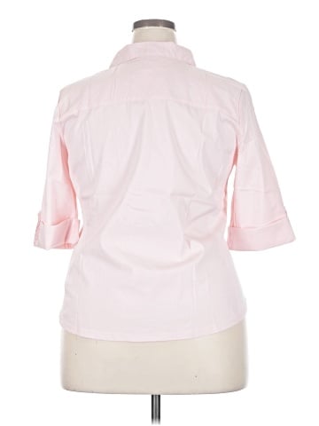Croft & Barrow 3/4 Sleeve Button-Down Shirt (view 2)