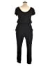 Derek Heart Solid Black Jumpsuit Size XL - photo 2