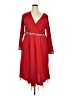 Shein Curve 100% Polyester Red Cocktail Dress Size 18 Plus (3) - photo 1