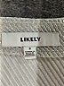 Likely 100% Polyester Metallic Silver 3/4 Sleeve Blouse Size S - photo 4