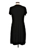Tacera Solid Black Casual Dress Size L - photo 2