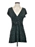 BCBGMAXAZRIA Teal Short Sleeve Top Size S - photo 1