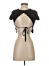 Princess Polly Black Short Sleeve Top Size 0 - photo 2