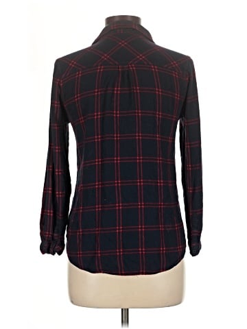 Chocolate Long Sleeve Button-Down Shirt (view 2)