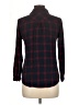 Chocolate 100% Rayon Plaid Black Long Sleeve Button-Down Shirt Size L - photo 2