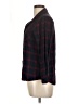 Chocolate 100% Rayon Plaid Black Long Sleeve Button-Down Shirt Size L - photo 5