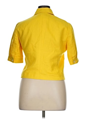Lauren by Ralph Lauren 3/4 Sleeve Button-Down Shirt (view 2)