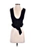 SIMONETT 100% Cotton Black Tank Top Size S - photo 1