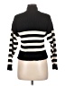 MNG Stripes Black Turtleneck Sweater Size M - photo 2