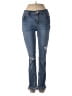 Free People Hearts Blue Jeans Size 26 waist - photo 1