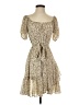 Wishlist 100% Polyester Tan Casual Dress Size S - photo 1