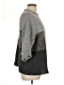 August Silk Color Block Gray Pullover Sweater Size L - photo 4