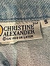 CHRISTINE ALEXANDER 100% Cotton Blue Denim Jacket Size S - photo 6