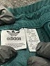 Adidas 100% Polyester Green Track Pants Size XL - photo 6