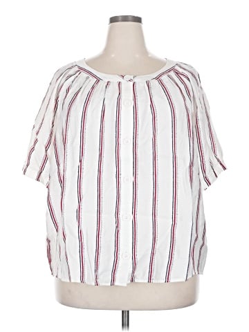 Cj Banks Short Sleeve Blouse (view 1)