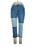 rue21 Color Block Blue Jeans Size 16 - photo 1
